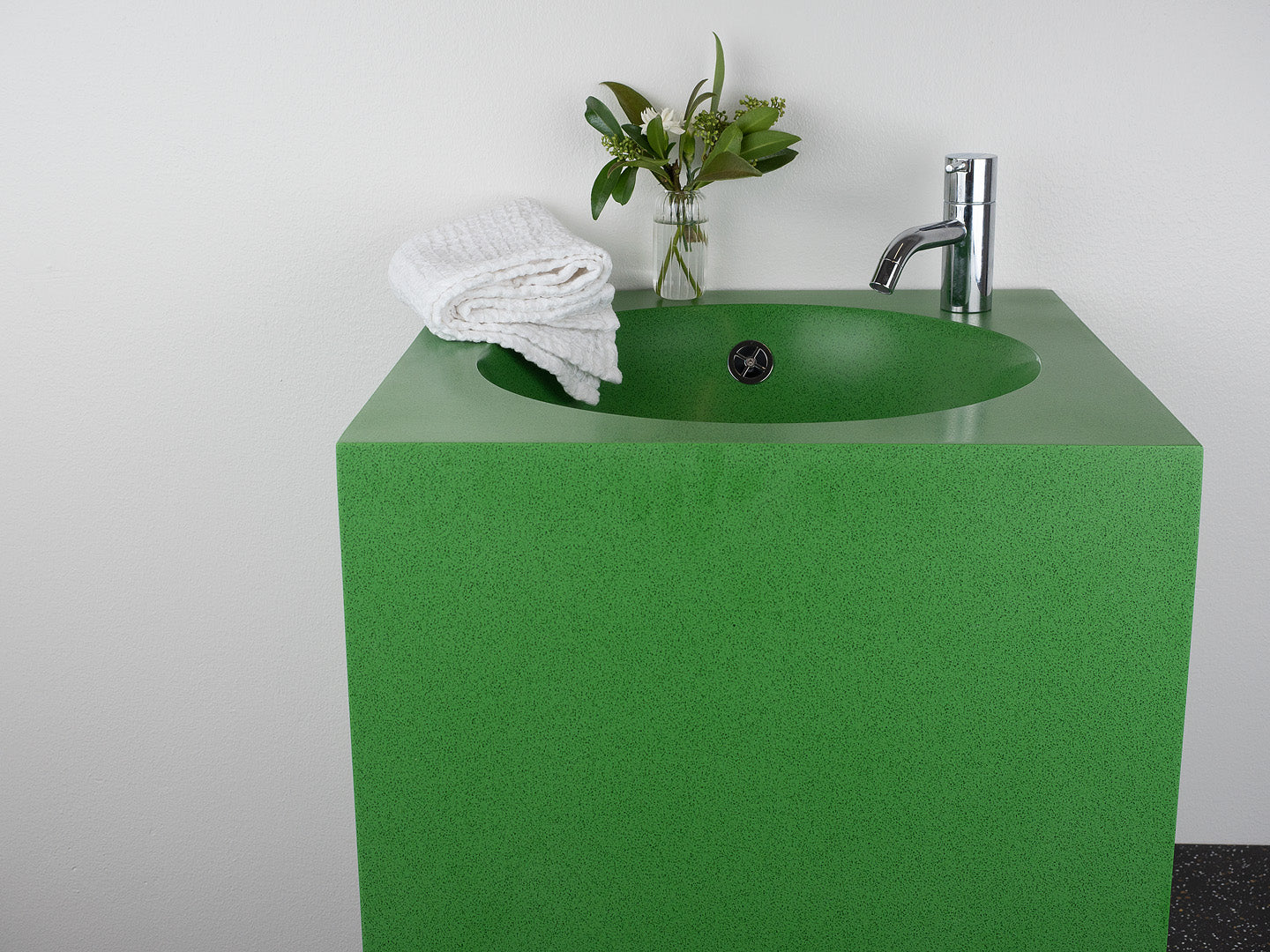 Vanity unit Kuutio D0440-01 Dark Grey