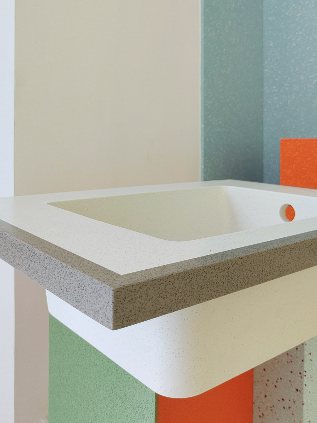 Vanity top D0730-07 Light grey