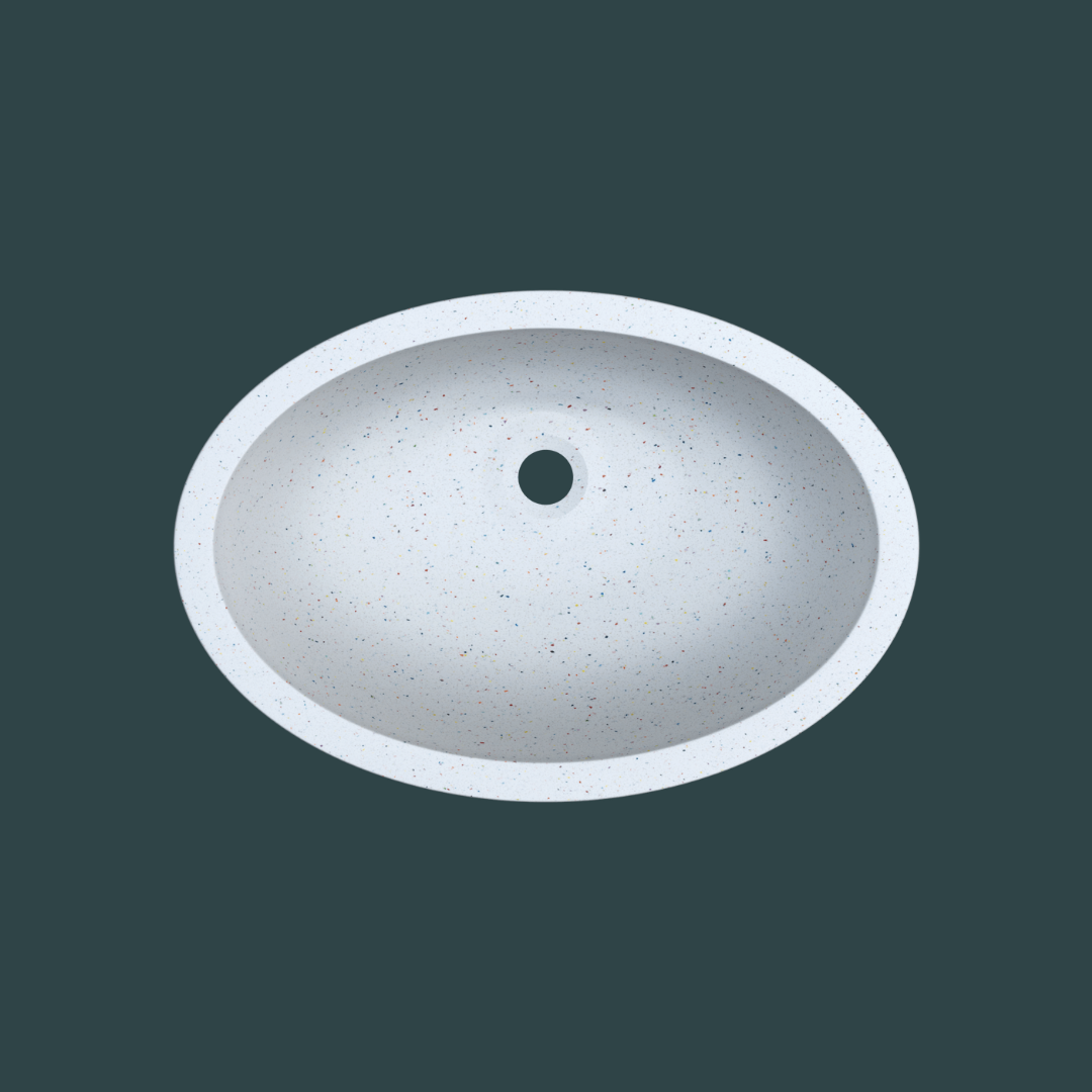 Integrated sink Oval I